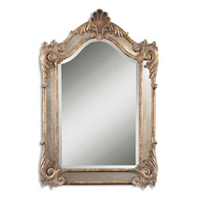 Alvita Small Gold Mirror - Click Image to Close